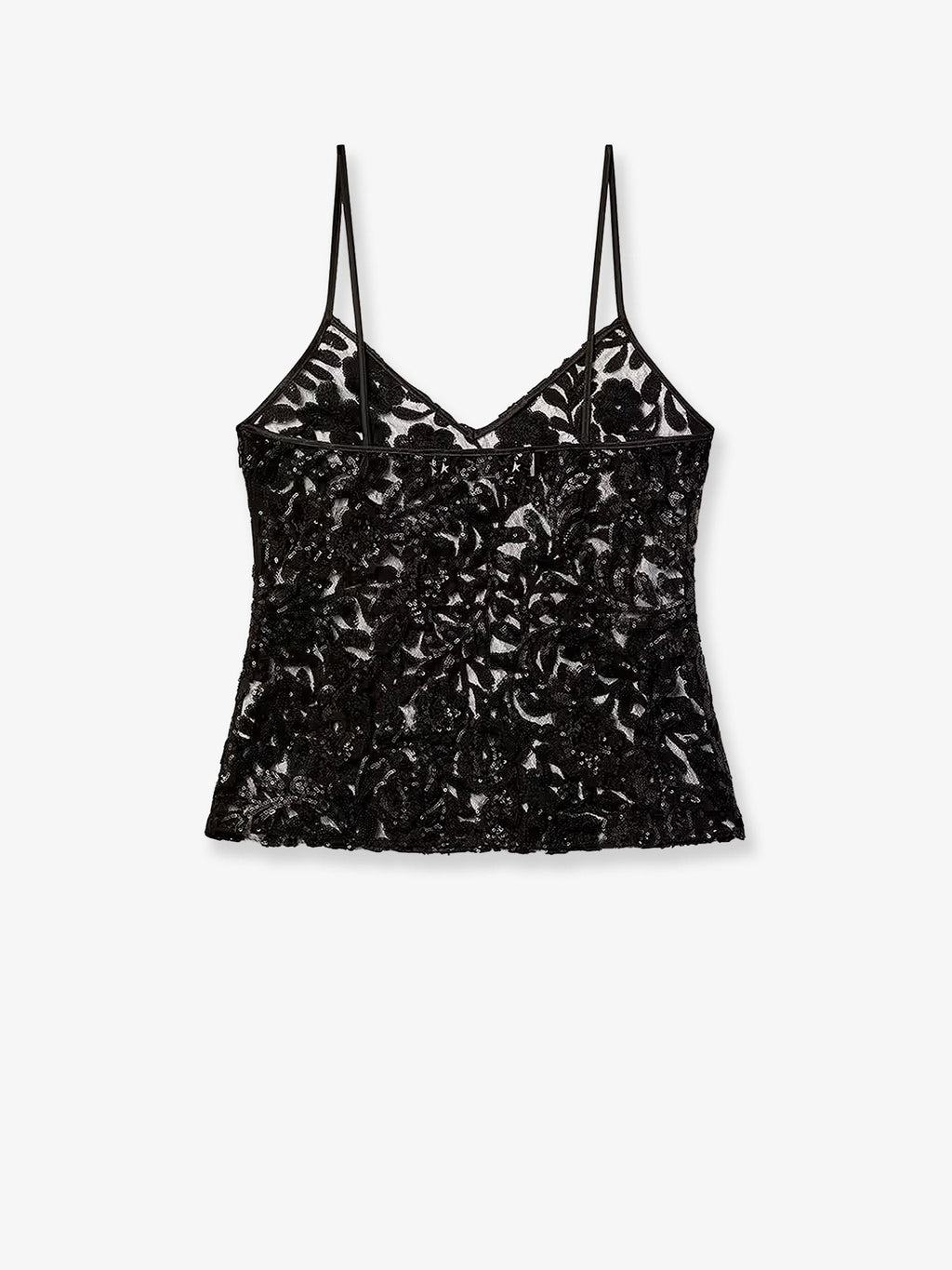 Tulle top with sequins embroidery 2