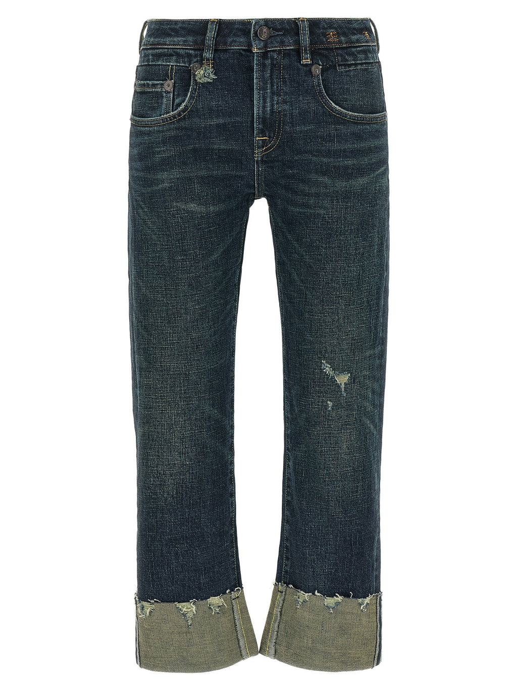 Turn up jeans