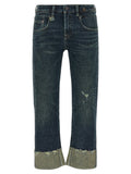 Turn up jeans