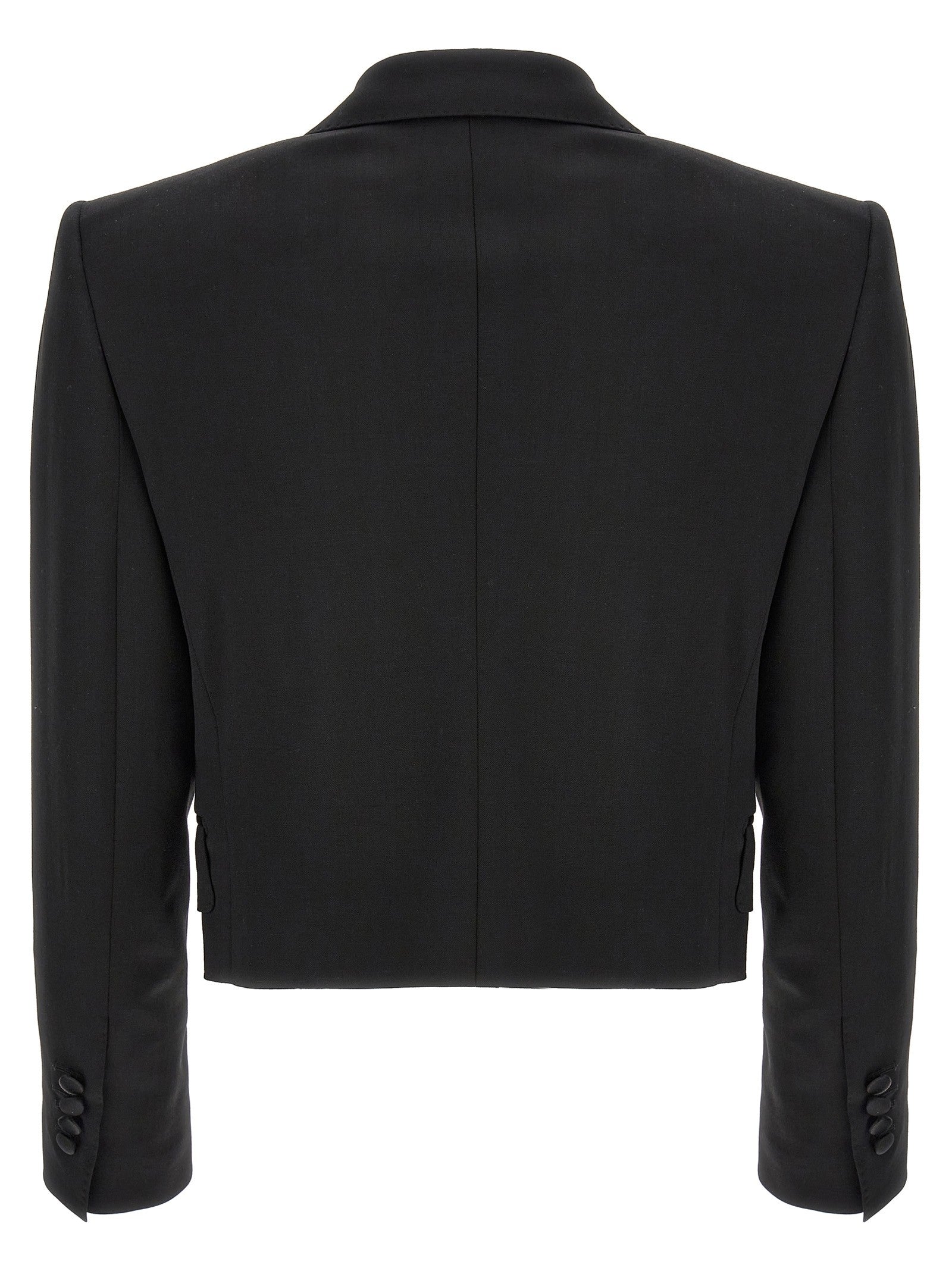 'Tuxedo' crop blazer 2