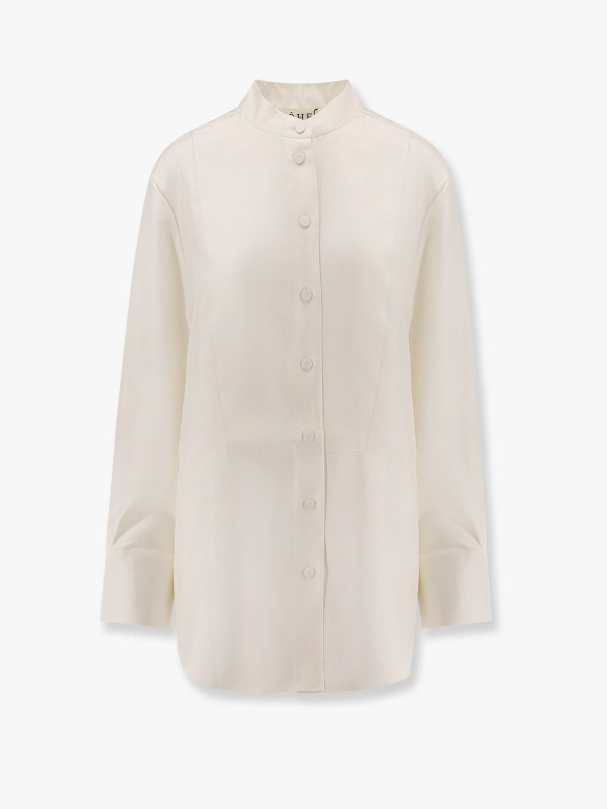 Tuxedo silk shirt