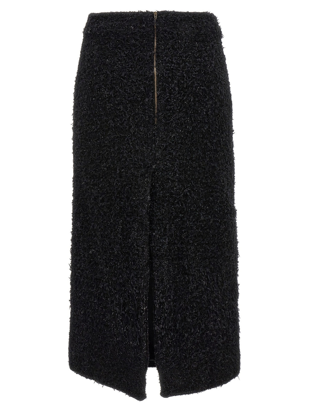 Tweed midi skirt 2