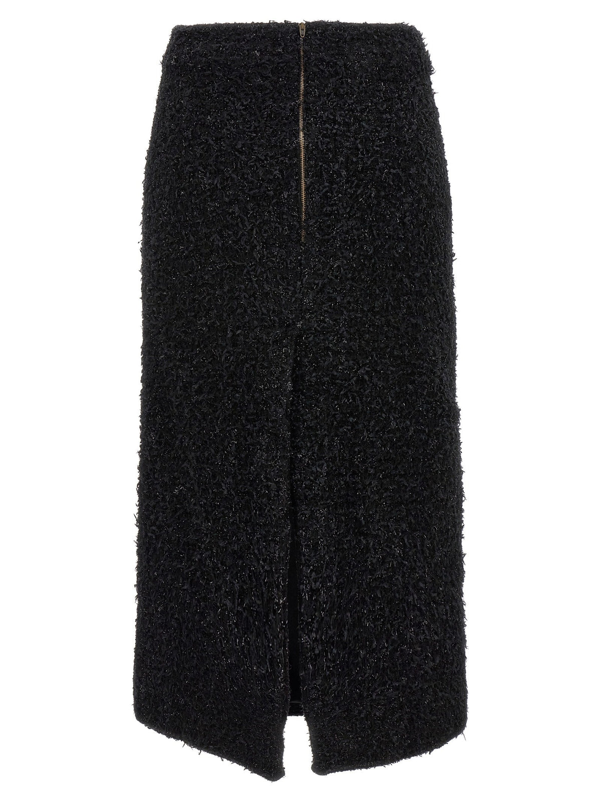 Tweed midi skirt 2