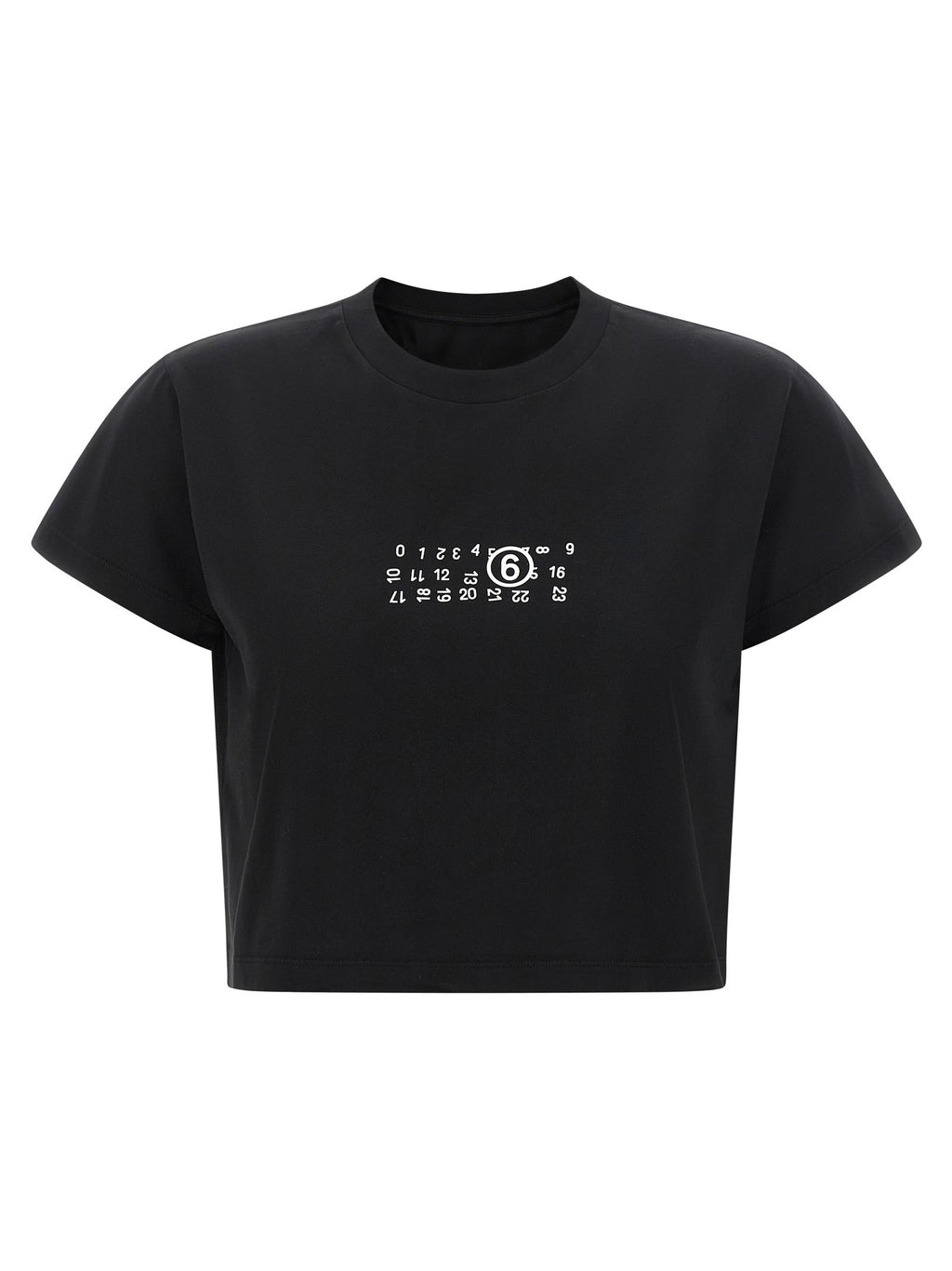 Upside-down print T-shirt