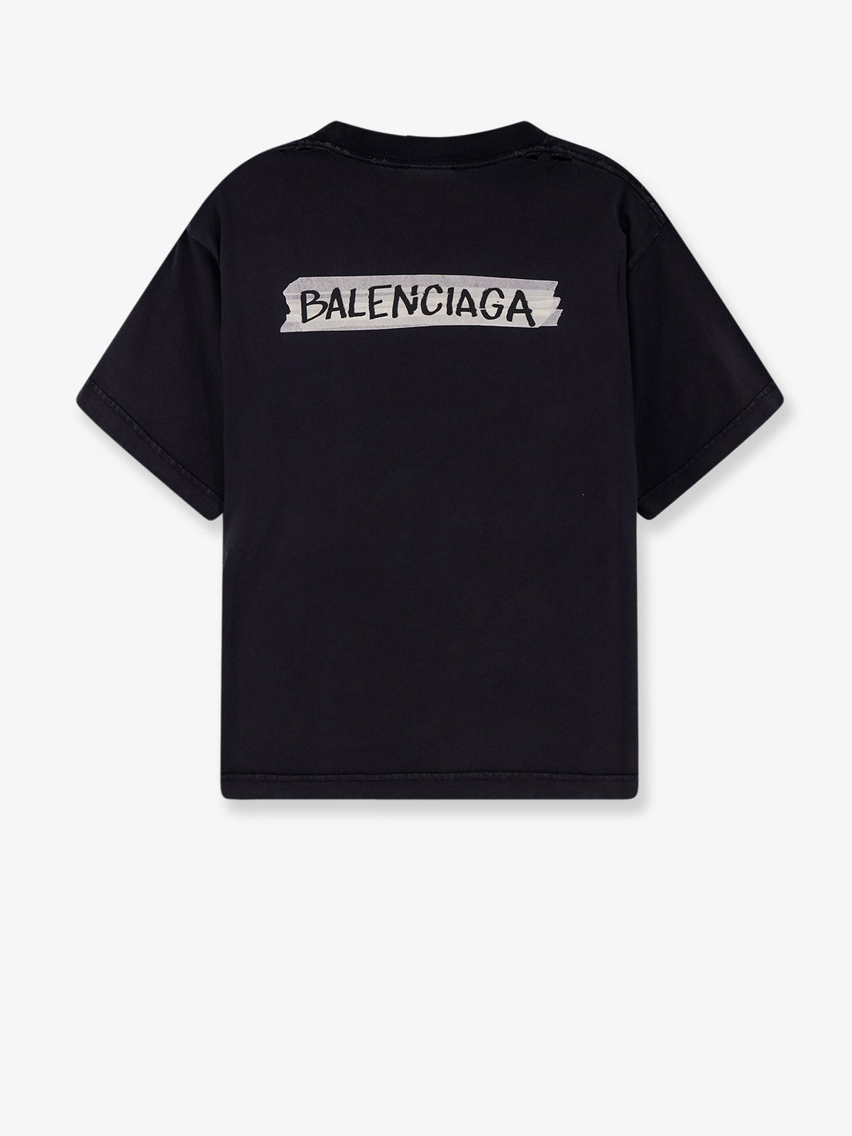Used effect cotton t-shirt 2
