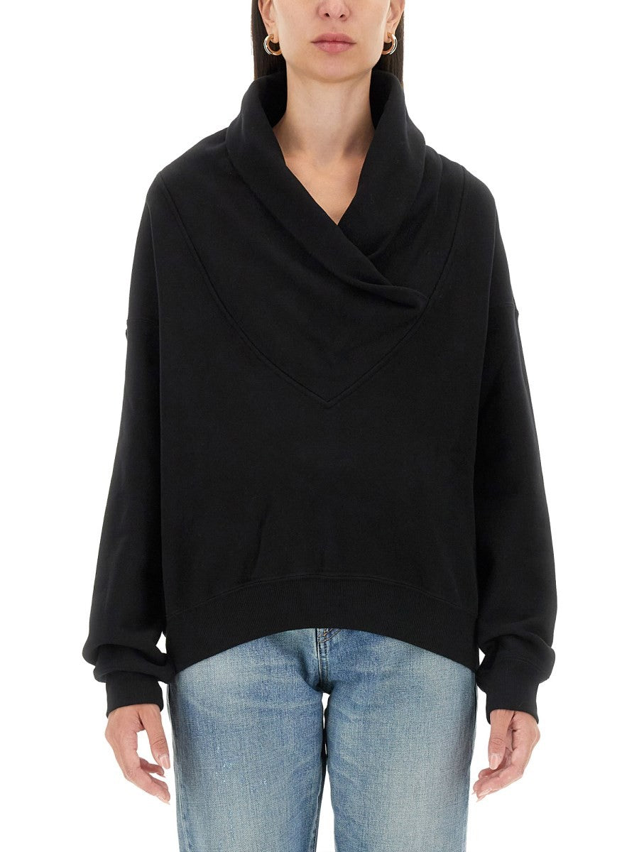 V-NECK SWEATSHIRT