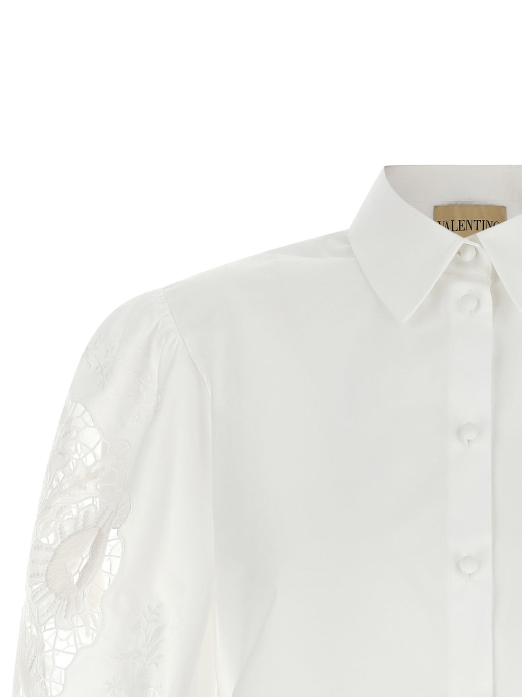 Valentino Garavani macramé insert shirt 3