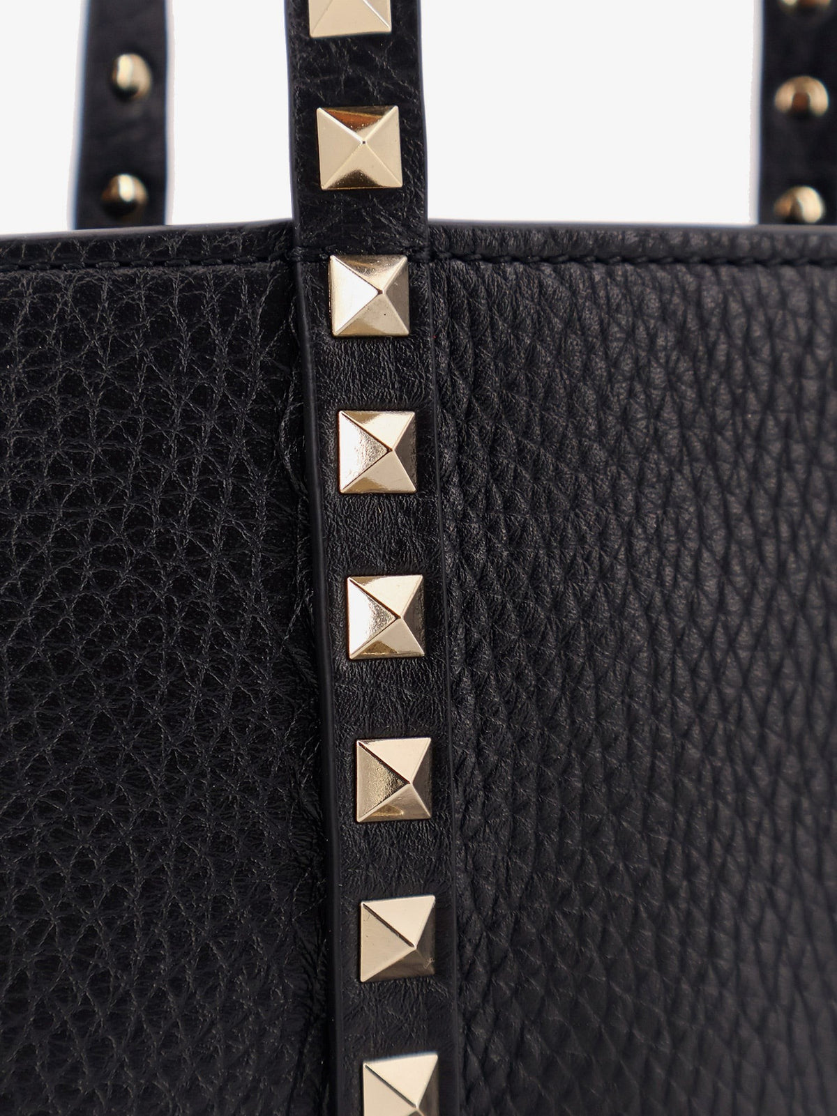 Valentino Garavani Rockstud leather shopping bag 5