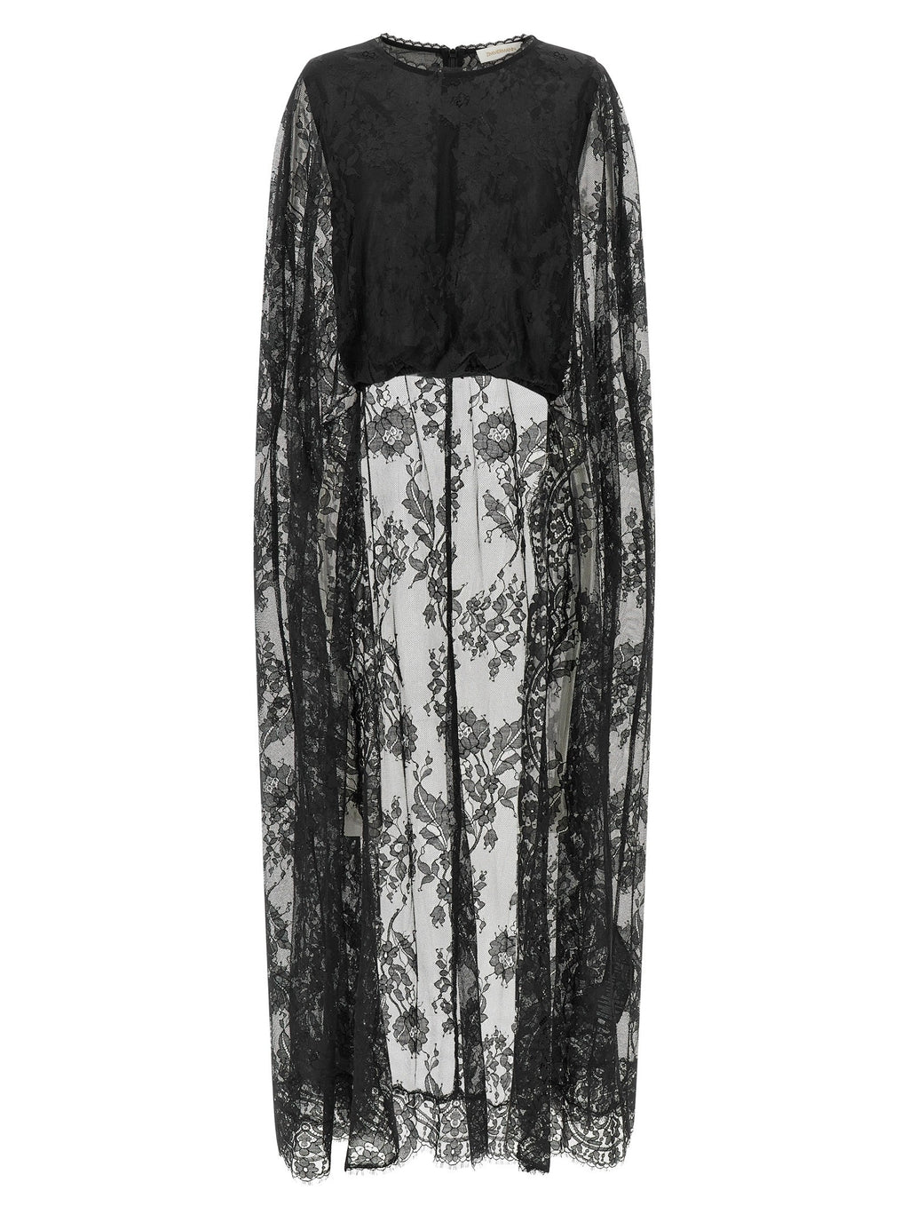 'Valiant Lace caped Top' top