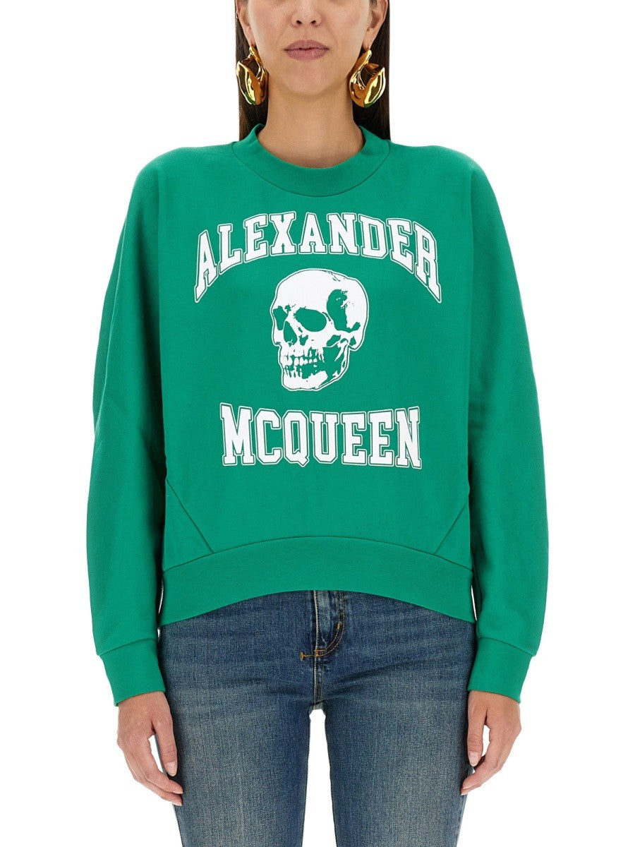 VARSIITY SKULL SWEATSHIRT