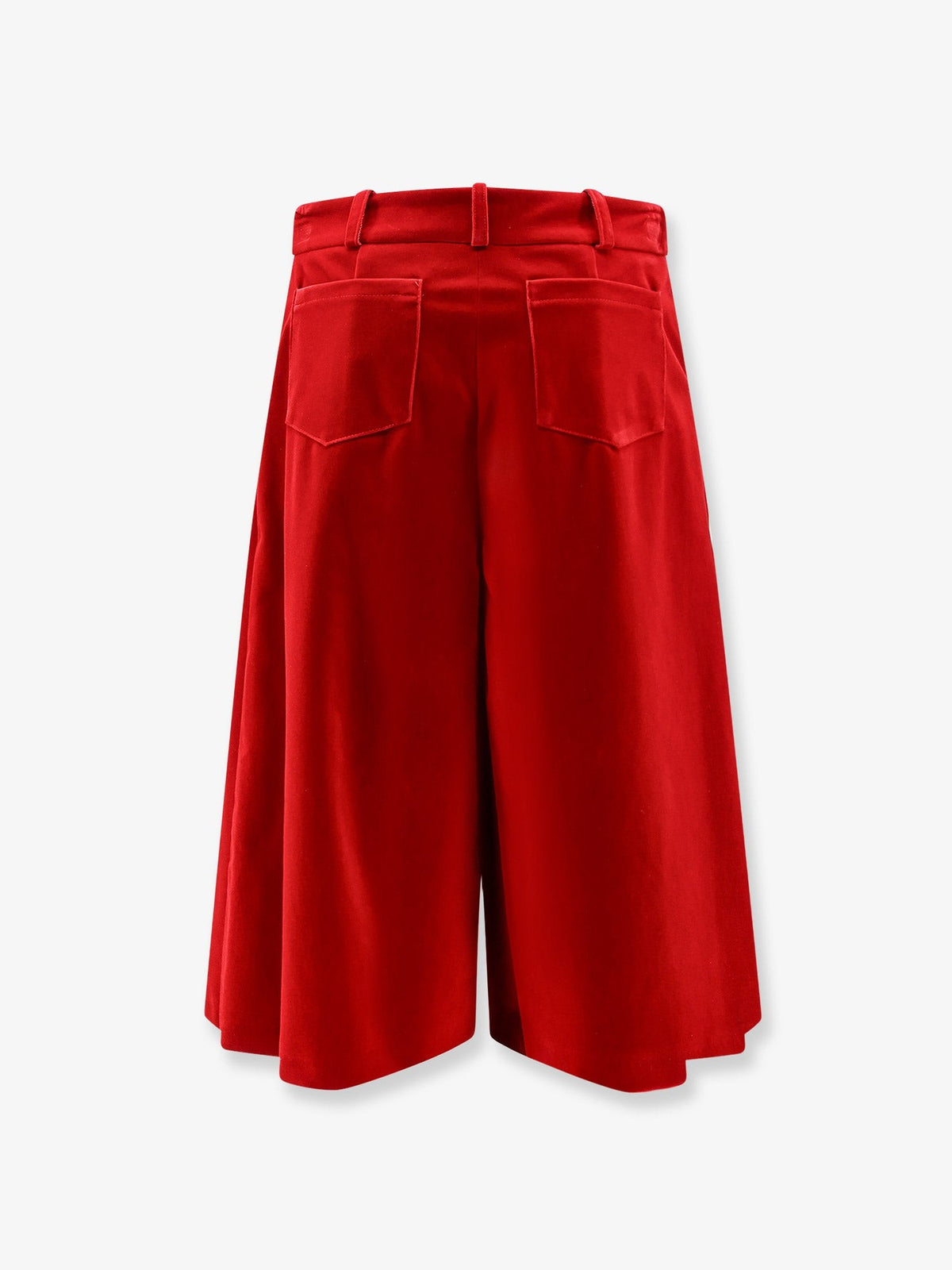 Velvet Bermuda shorts 2