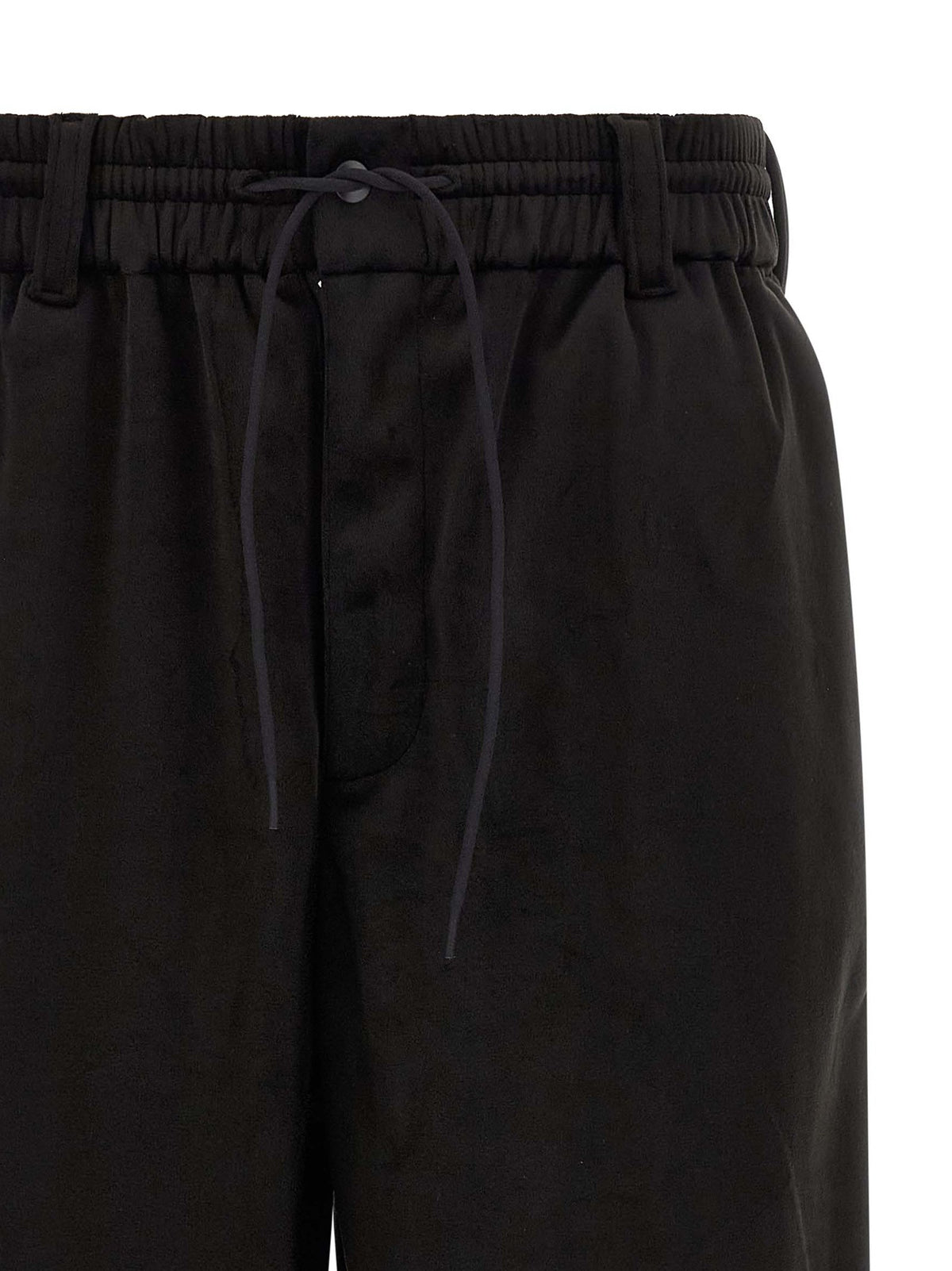Velvet effect joggers 3