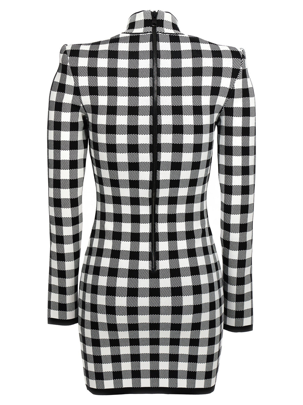 Vichy knit dress 2