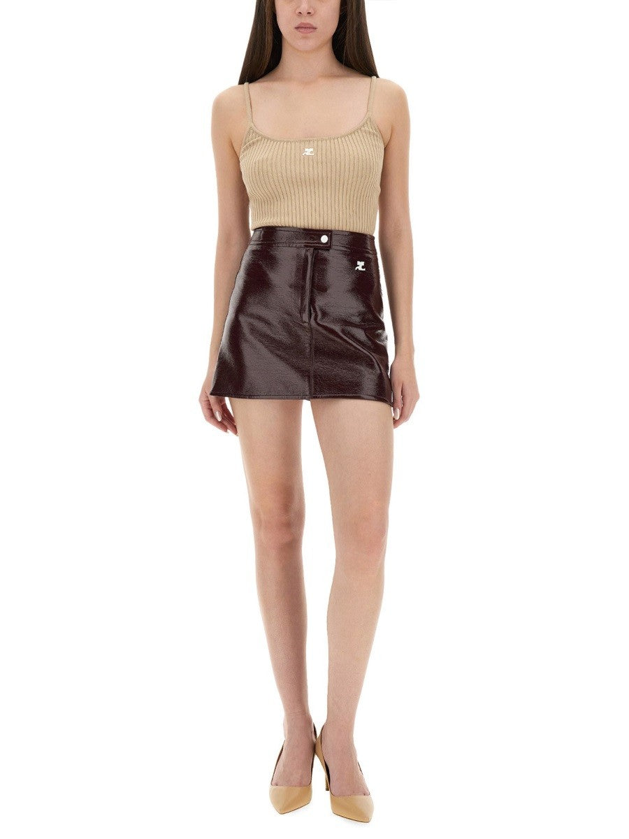 VINYL MINI SKIRT "REEDITION" 2