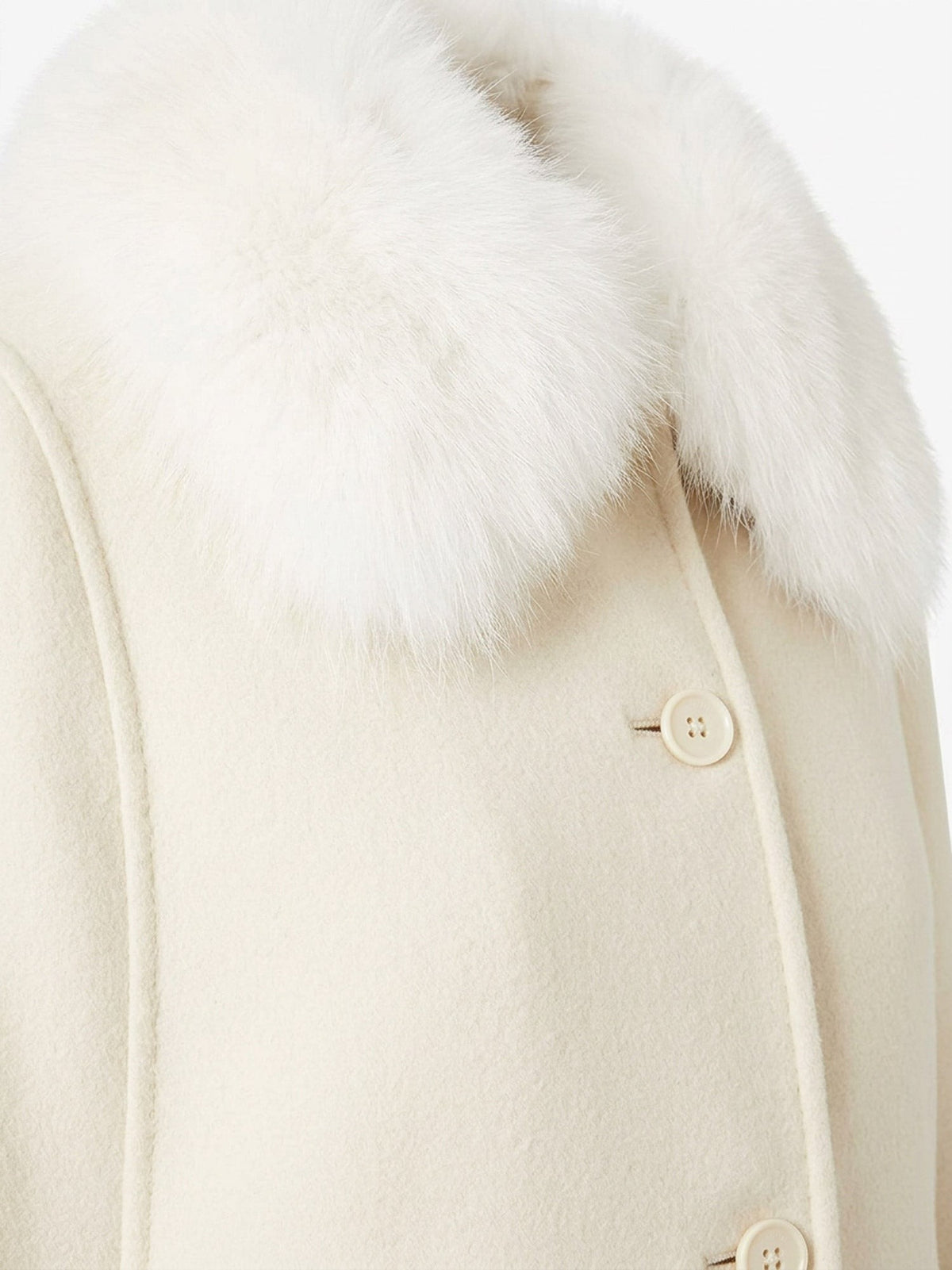 Virgin wool and angora cape 3