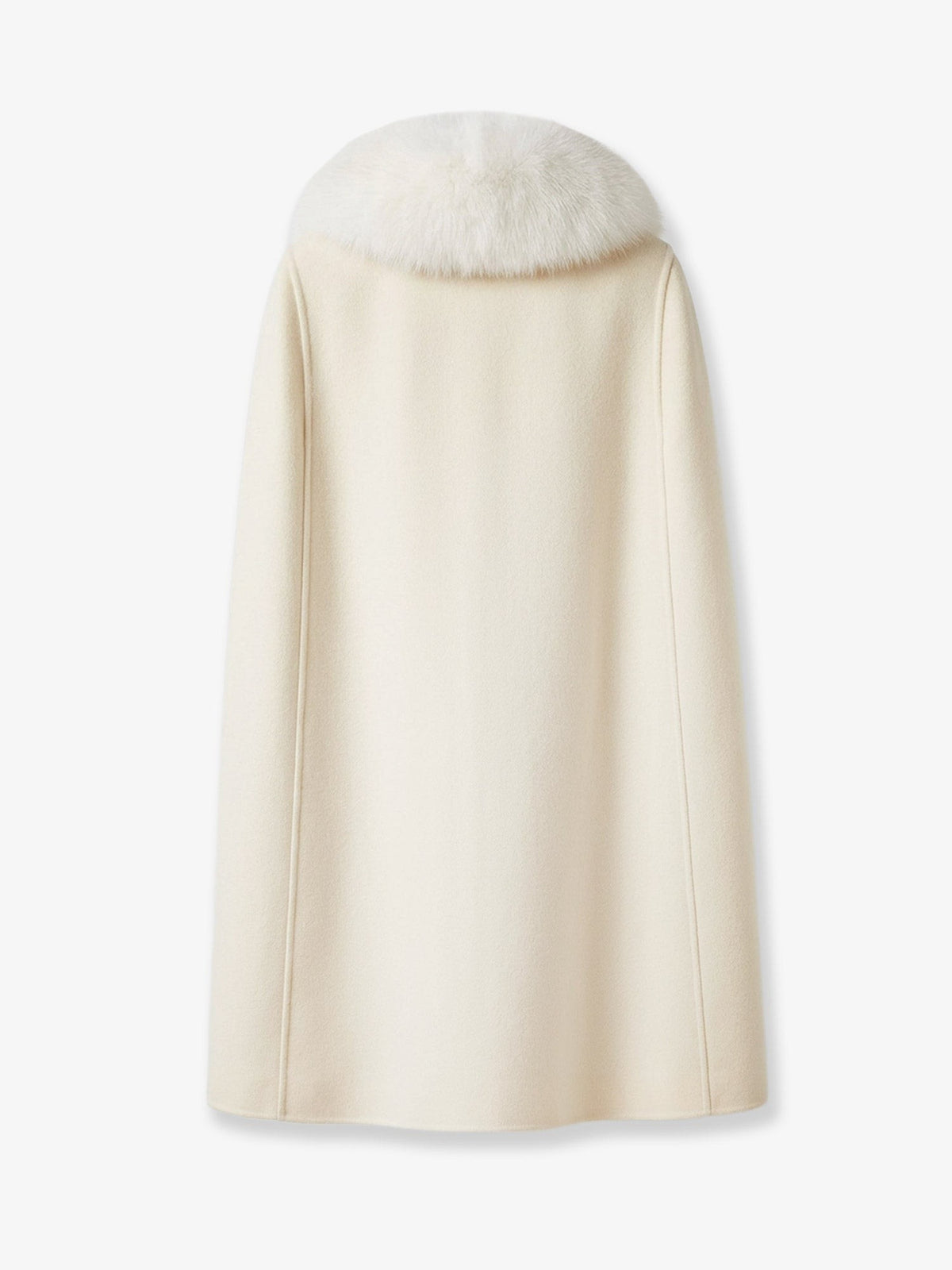 Virgin wool and angora cape 2