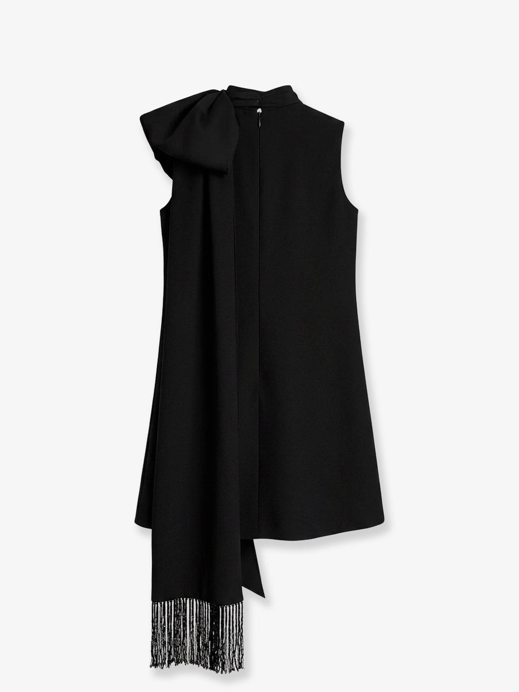 Virgin wool and silk crêpe dress 2