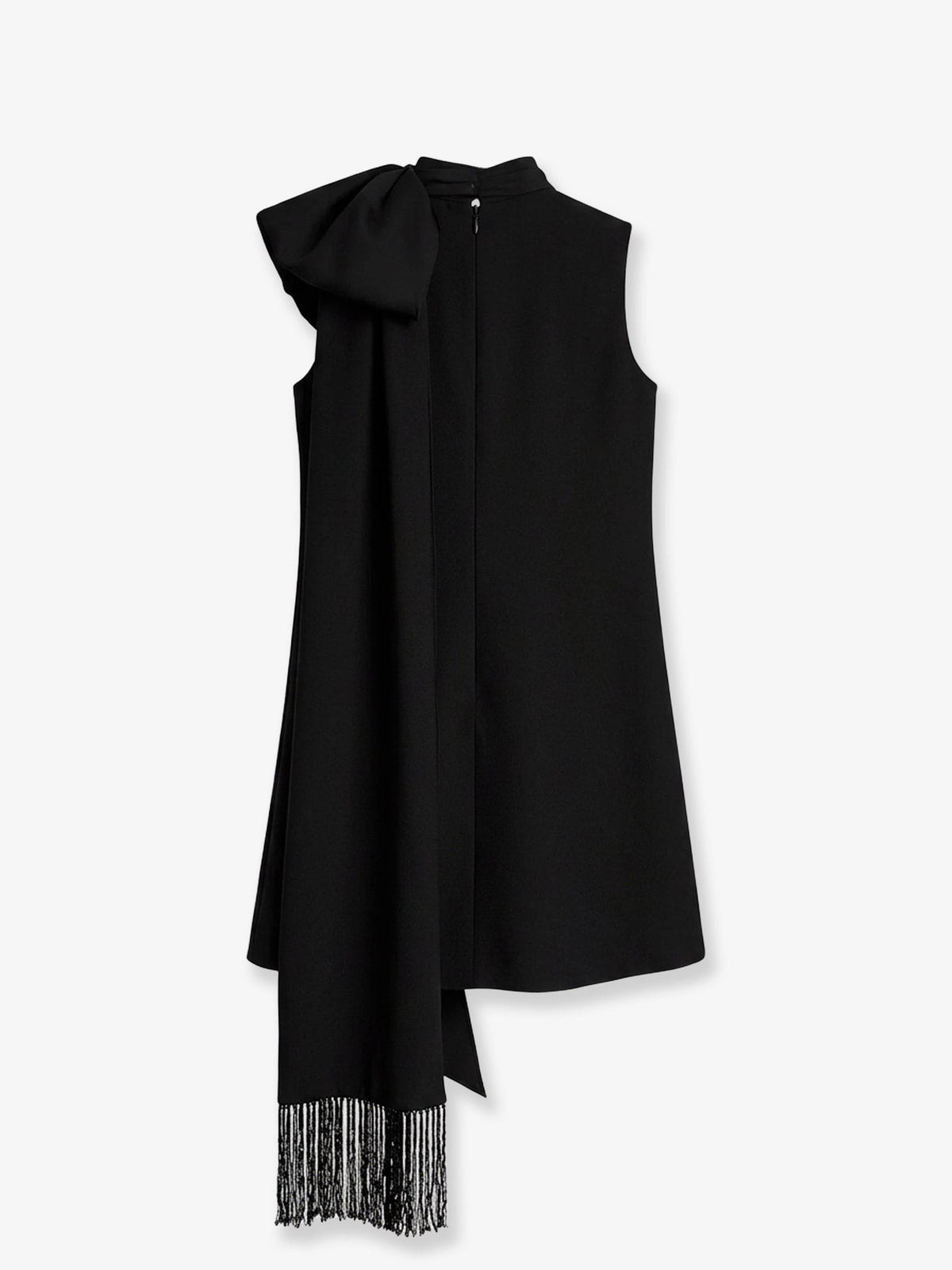 Virgin wool and silk crêpe dress 2