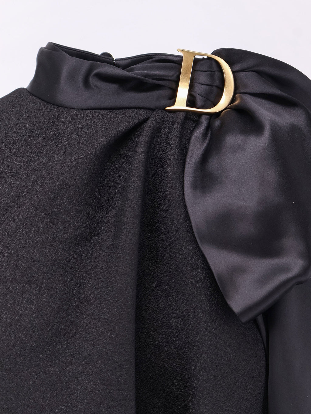 Virgin wool and silk crêpe dress 3