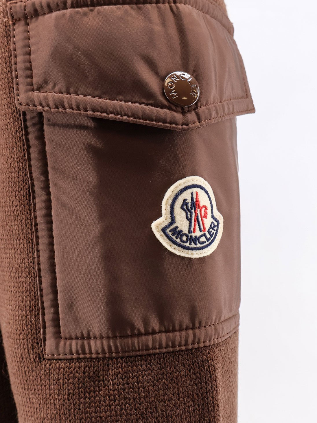 Virgin wool cardigan with Logo patch 3