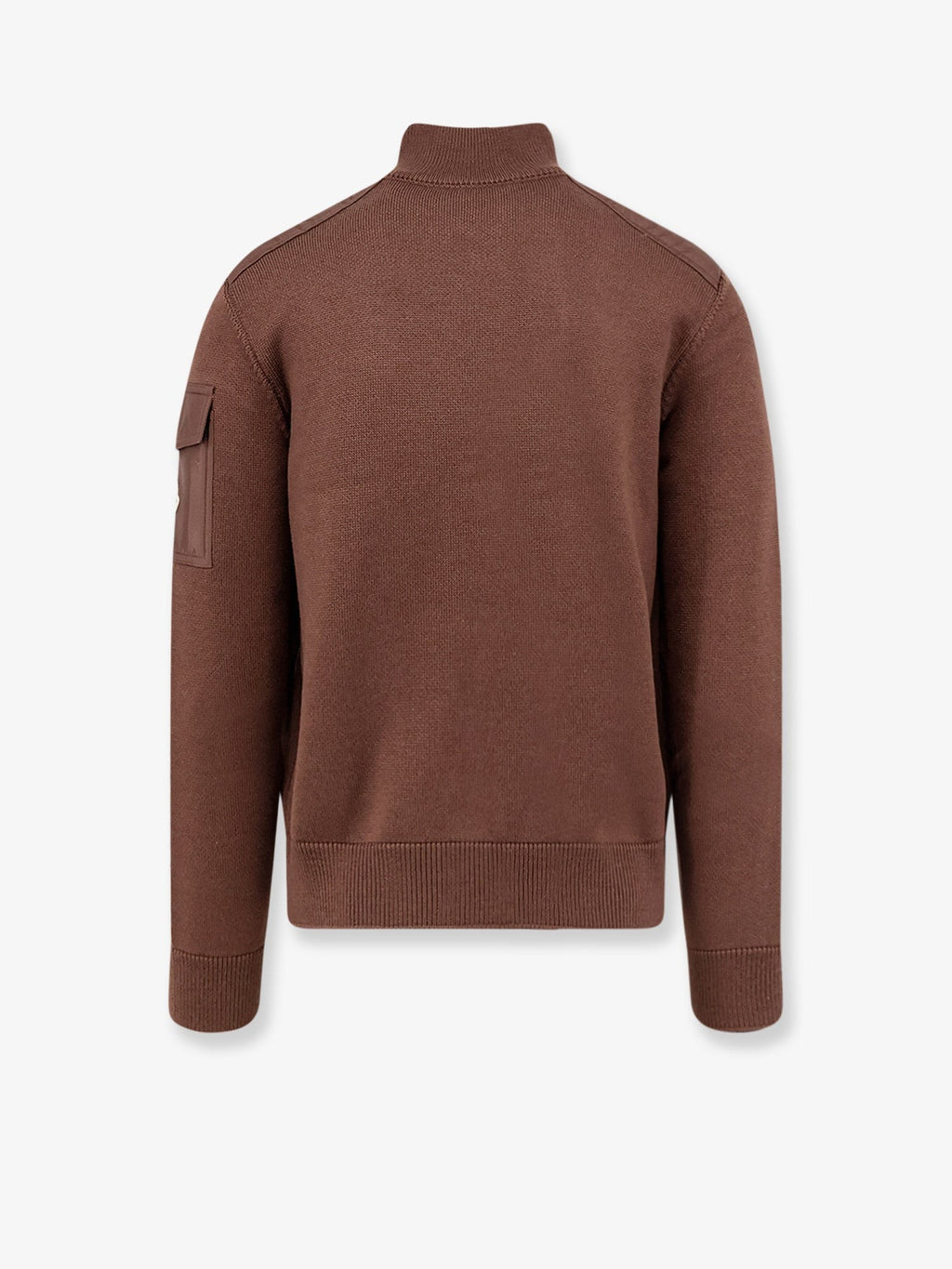 Virgin wool cardigan with Logo patch 2