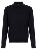 Virgin wool polo shirt