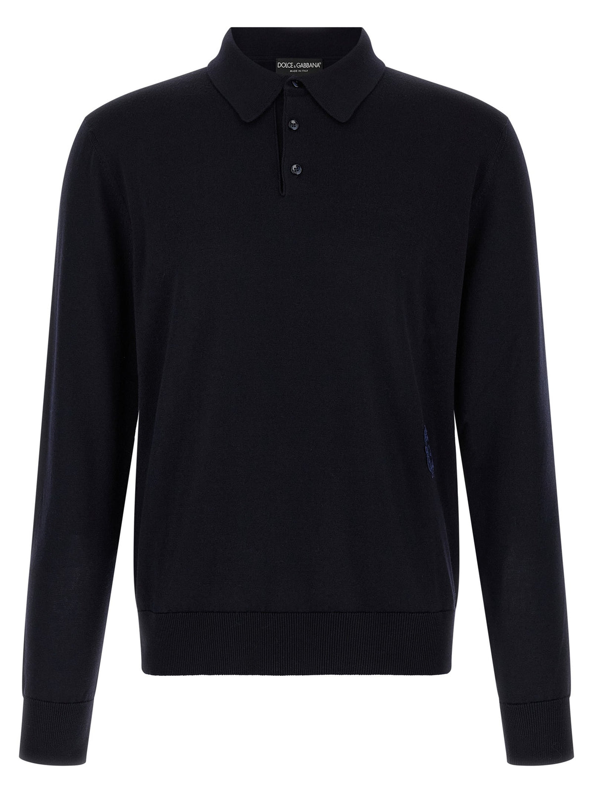 Virgin wool polo shirt