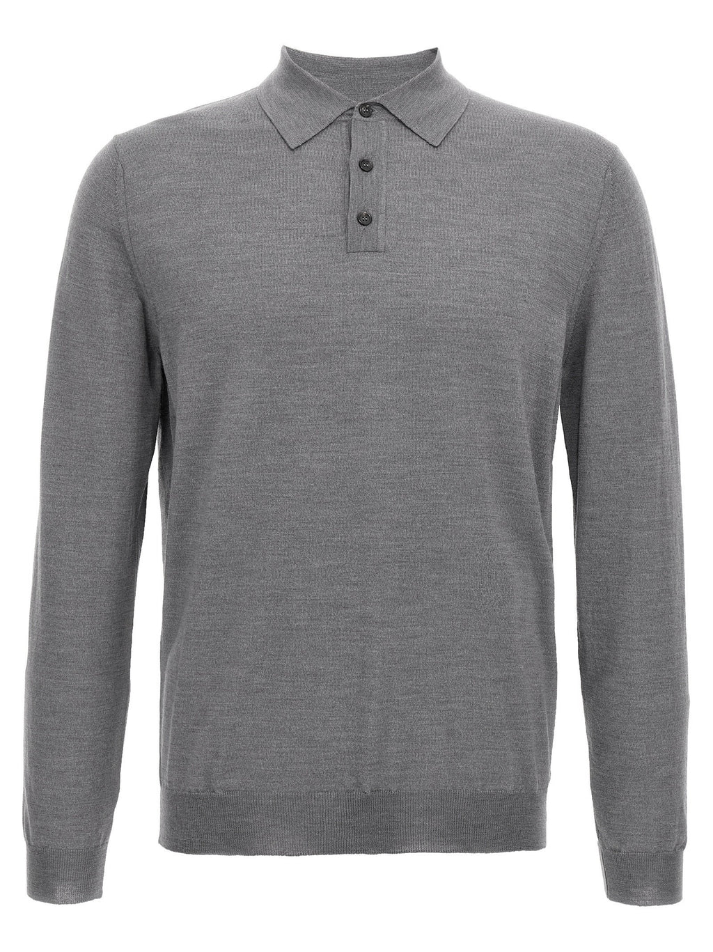 Virgin wool polo shirt