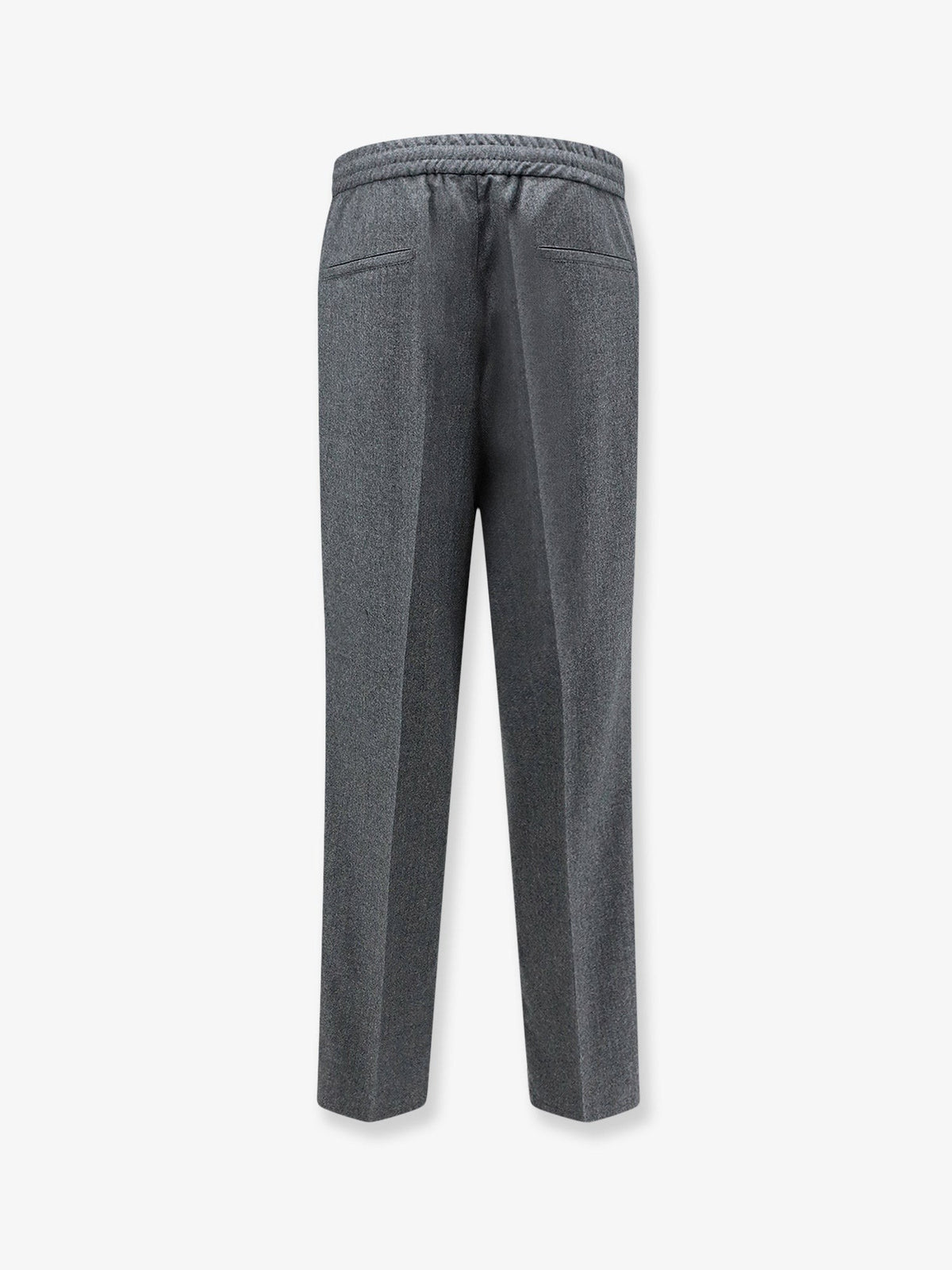 Virgin wool trousers with adjustable drawstring 2