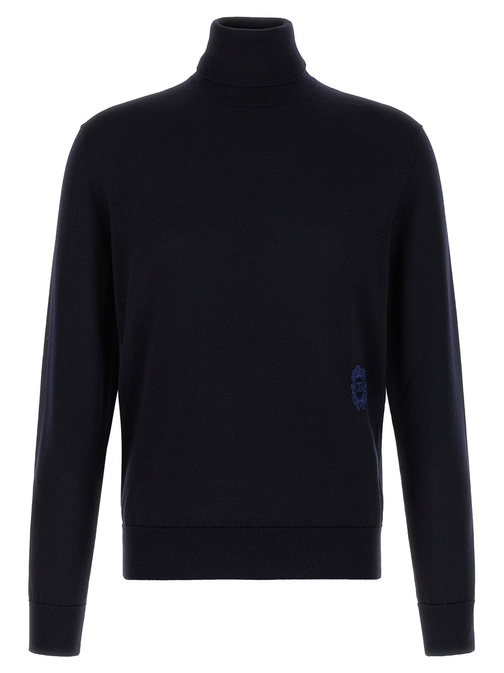 Virgin wool turtleneck sweater