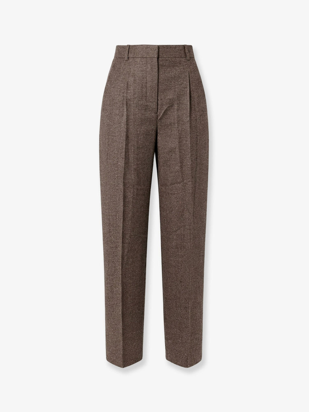 Viscose and certified wool trousers