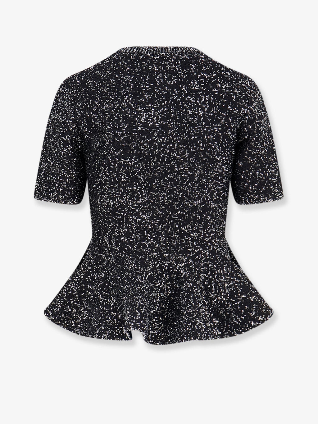 Viscose blend cardigan with all-over sequin motif 2