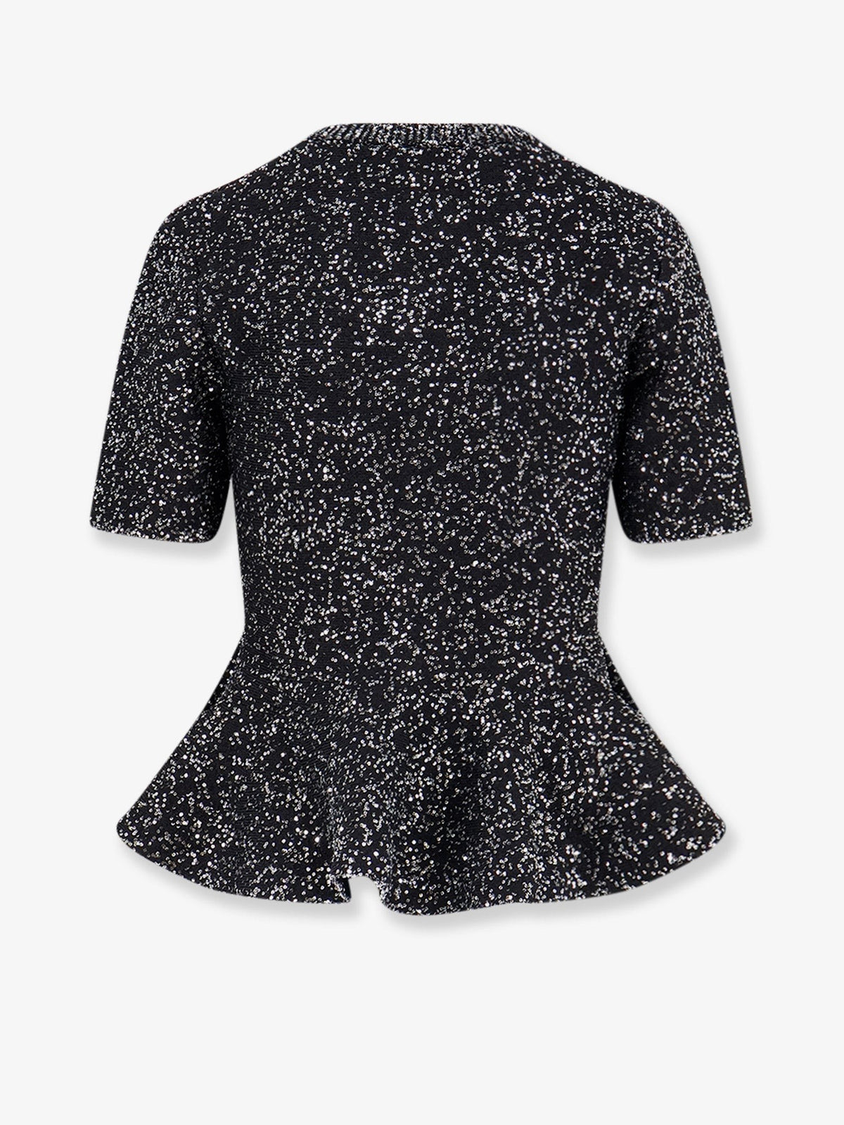 Viscose blend cardigan with all-over sequin motif 2