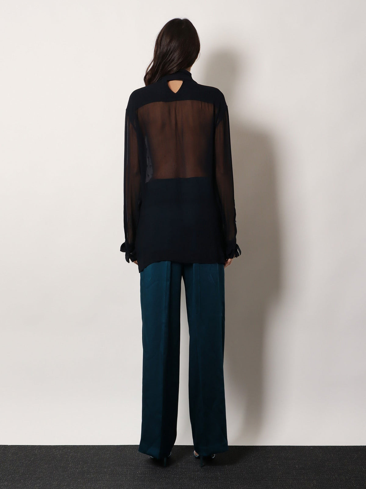 Viscose shirt with rhinestones 3