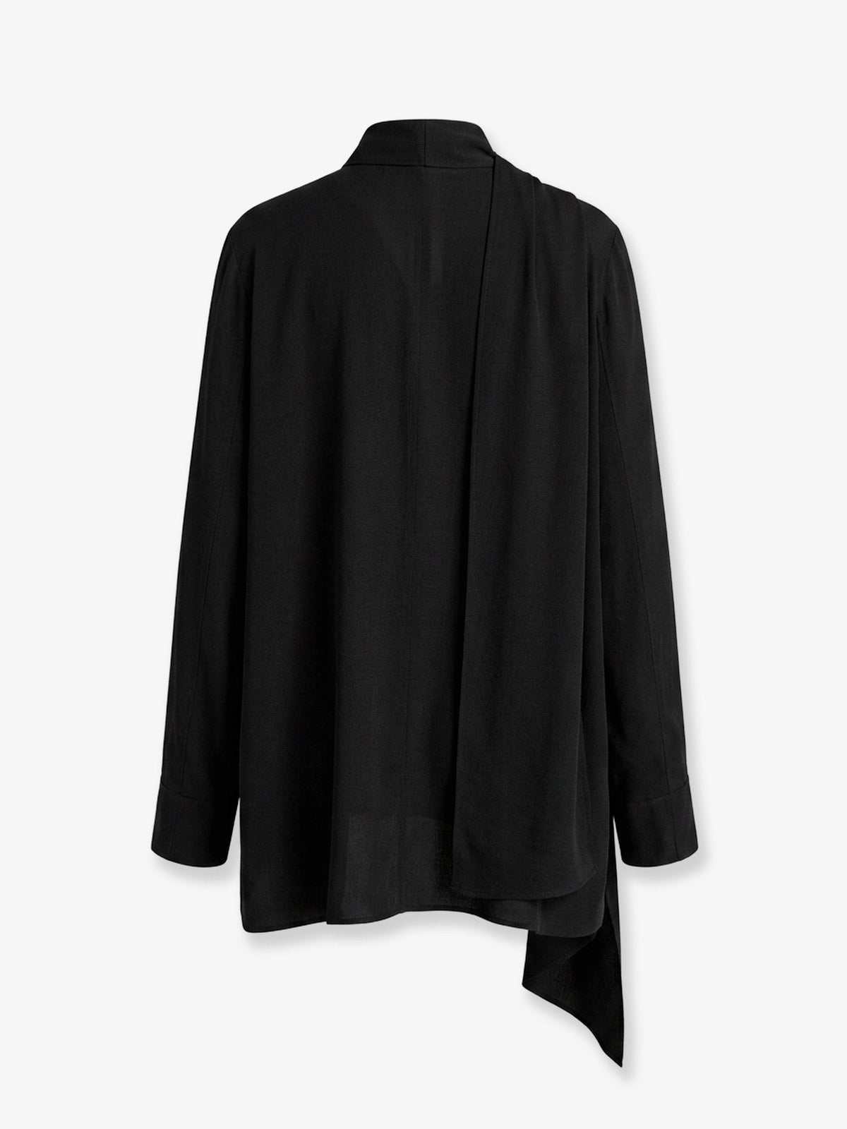 Viscose shirt with scarf detail 2