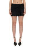 VOYOU WRAP SKIRT