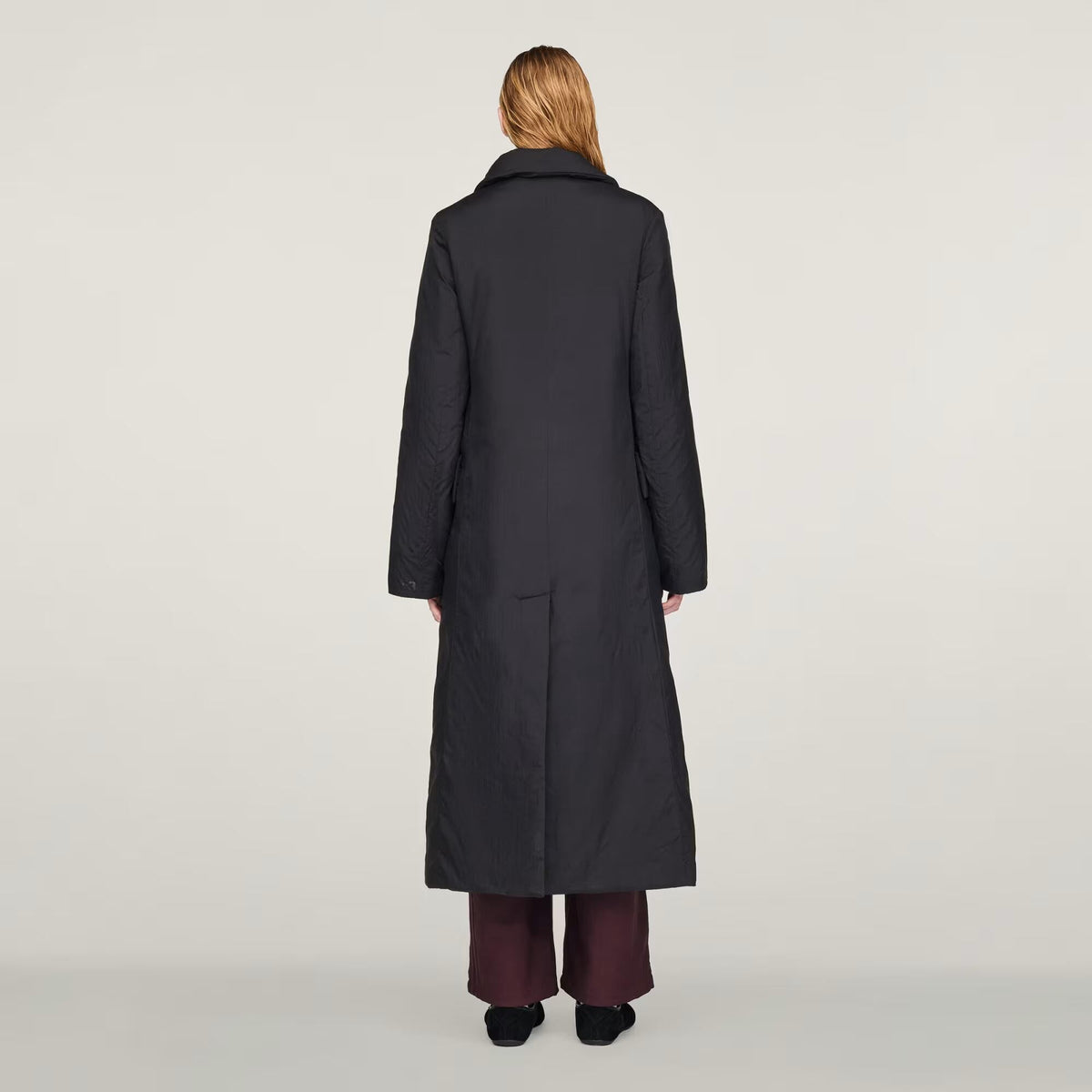 W PADDED N COAT     BLACK 4