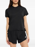 W RUN SS TEE RC     BLACK