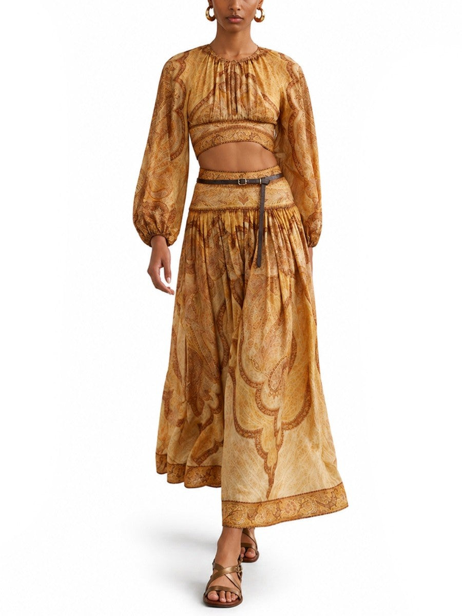 "WANDERLUST" MAXI SKIRT 2