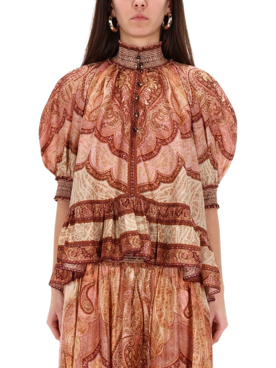 "WANDERLUST" RUFFLE BLOUSE 3