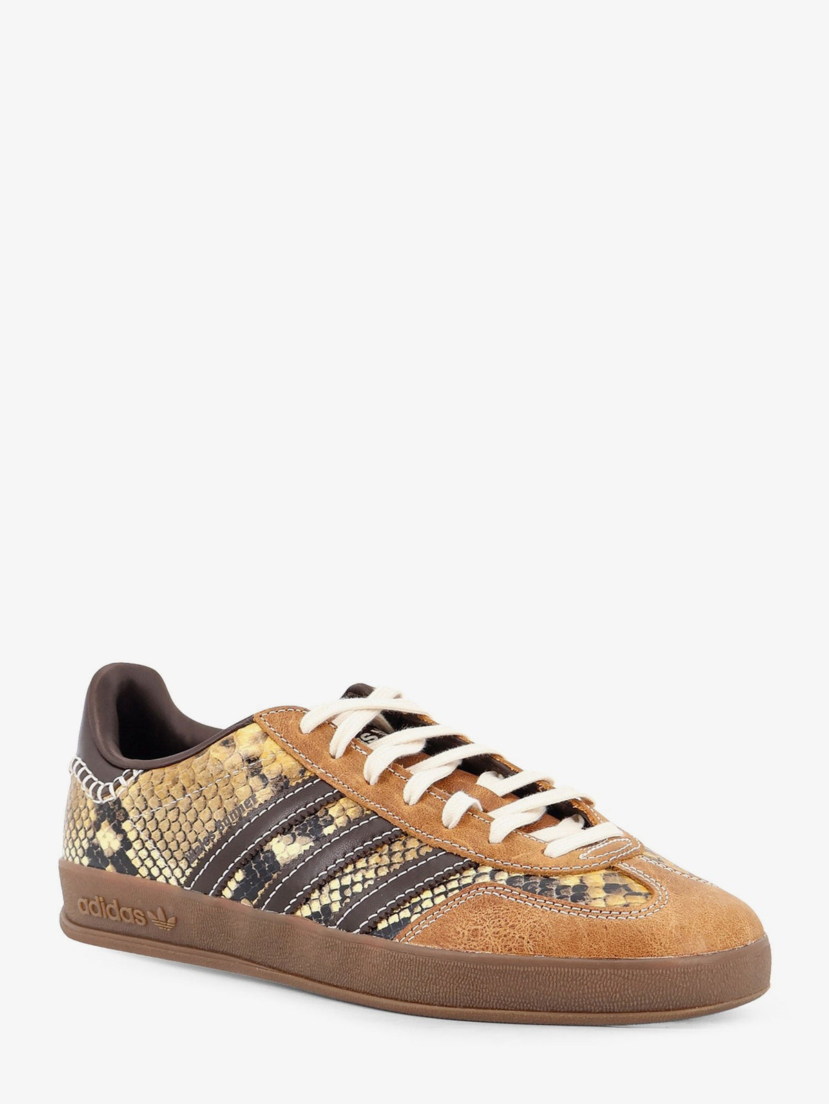 WB Gazelle Snake leather sneakers with python print 2