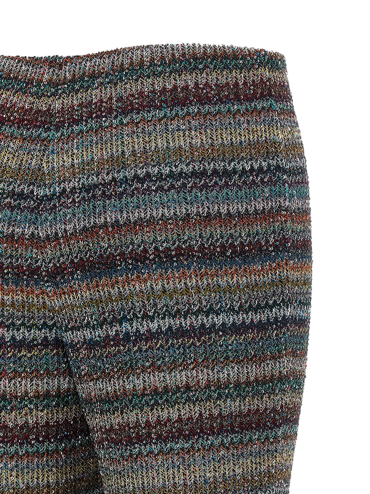 Weaved Greek pattern pants 4
