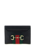 'Web Horsebit Gucci' card holder