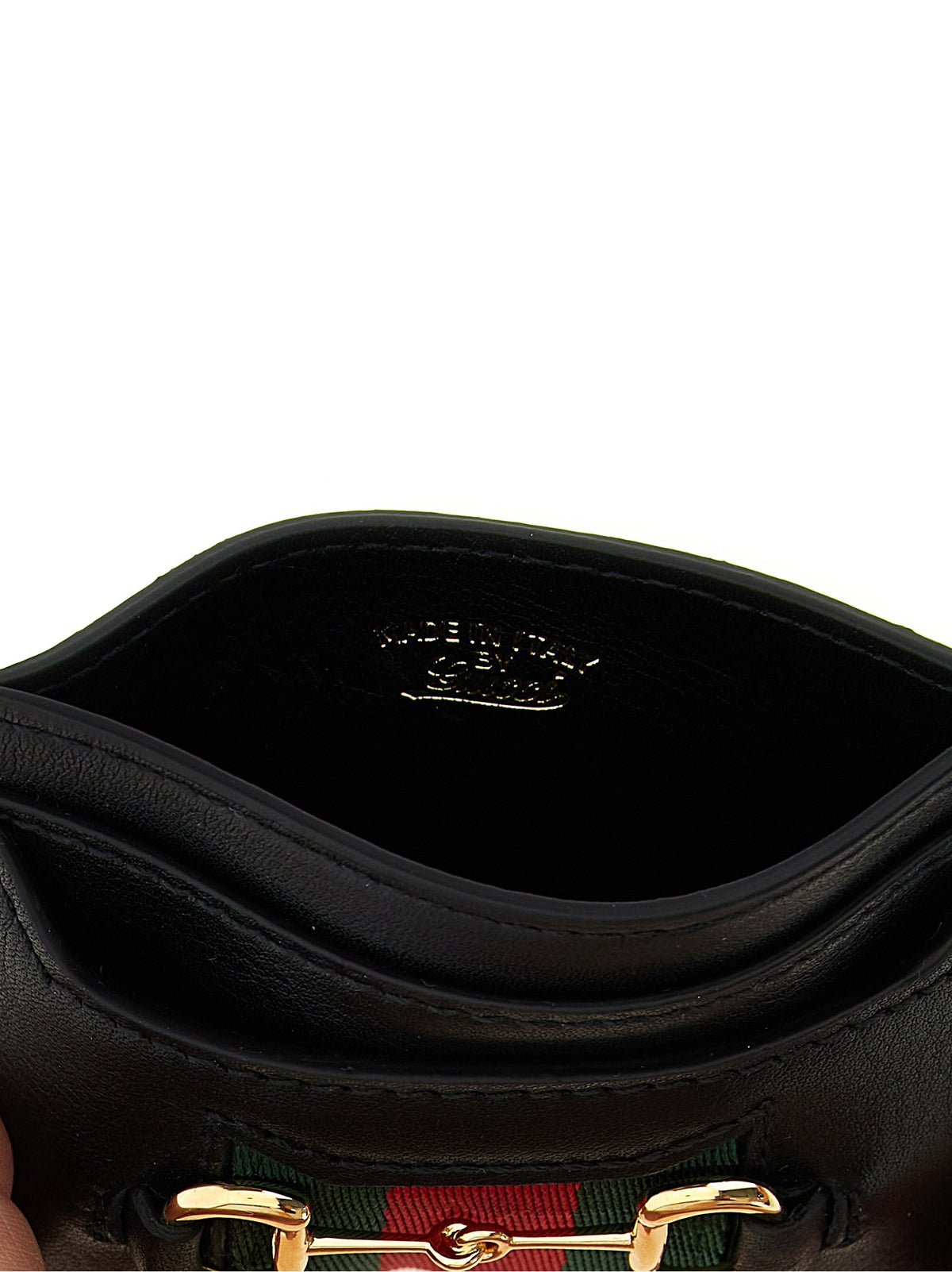 'Web Horsebit Gucci' card holder 3
