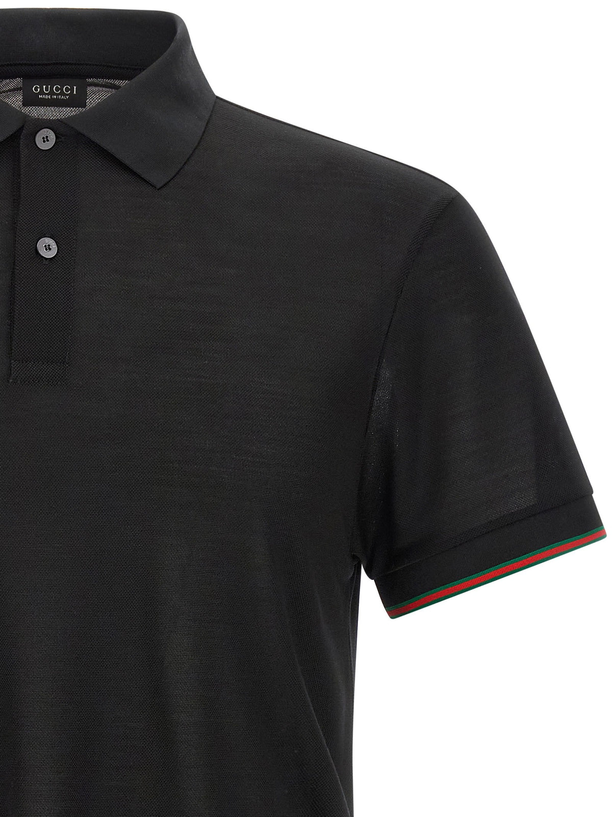 'Web' silk jersey polo shirt 3
