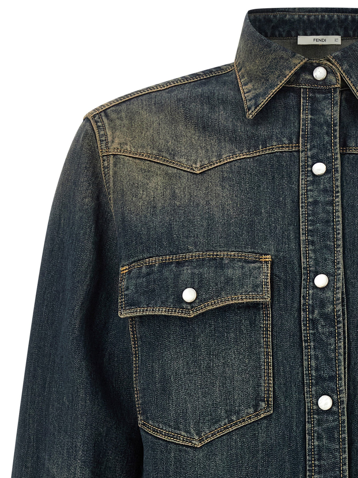 'Western' Denim Shirt 3