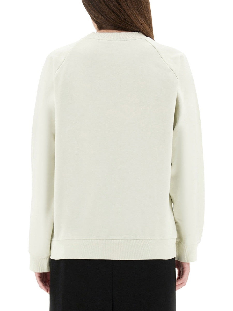 WHITE COTTON SWEATSHIRT WITH TULIP PRINT 3