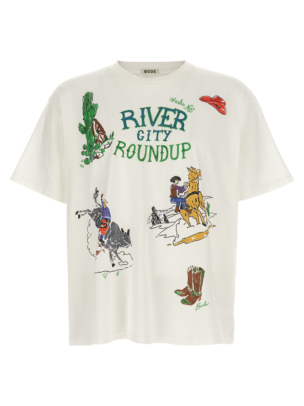 White 'River City' T-shirt