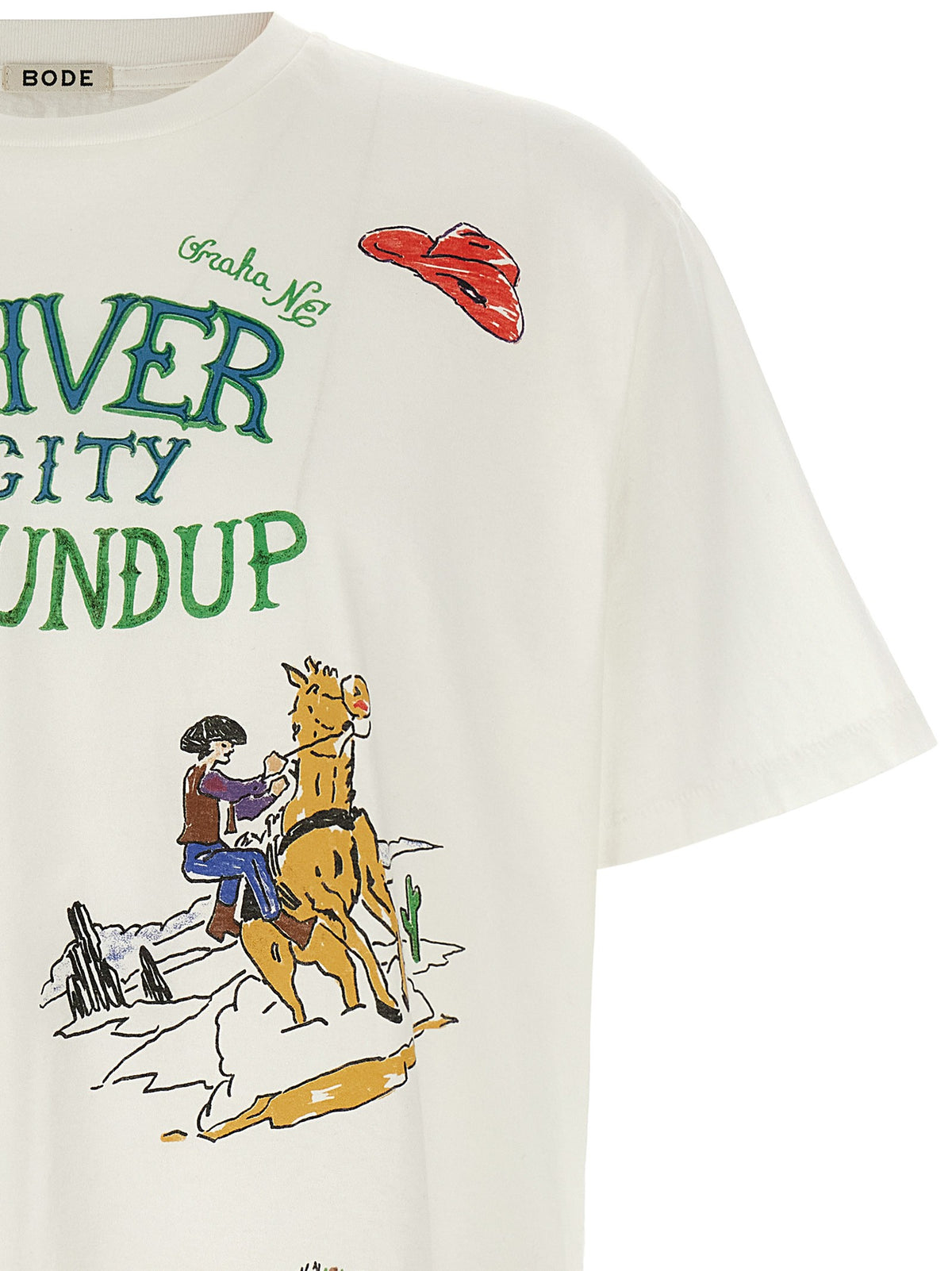 White 'River City' T-shirt 3