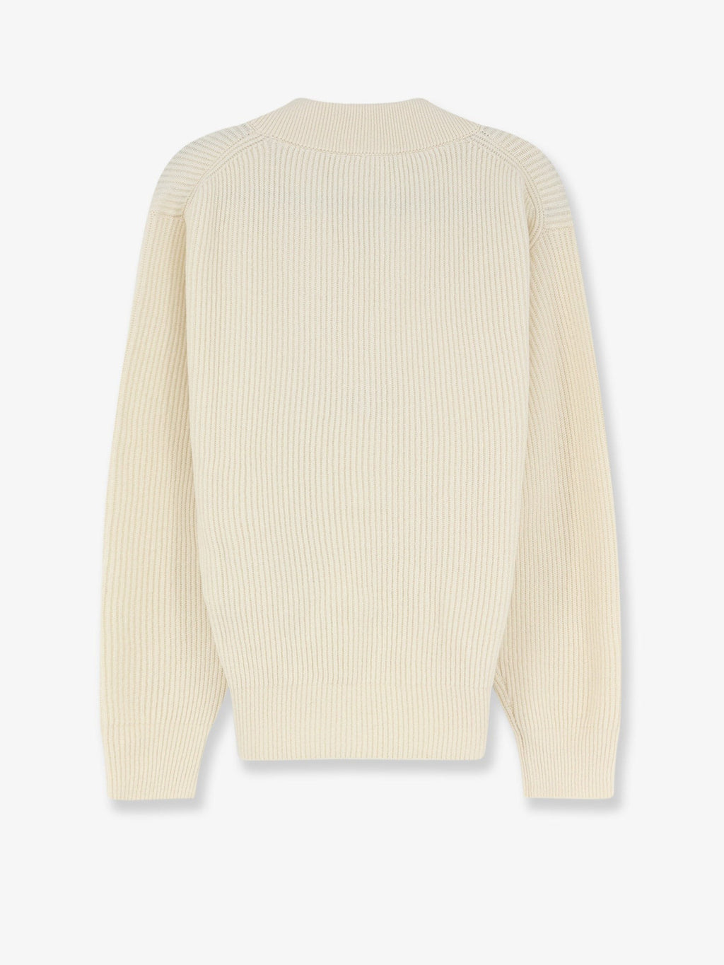 White wool and cashmere ribbed sweater 2